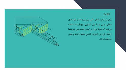 معرفی سقف تیرچه بلوک و طراحی دستی آن